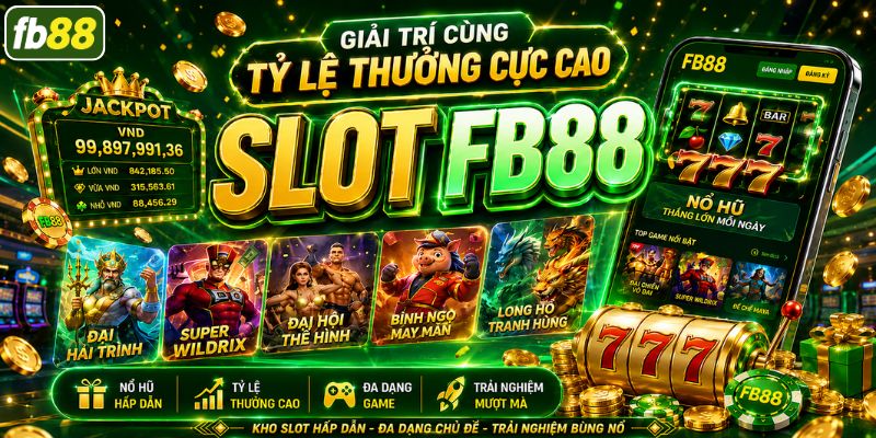 Slot FB88 giải trí cùng tỷ lệ thưởng cực cao