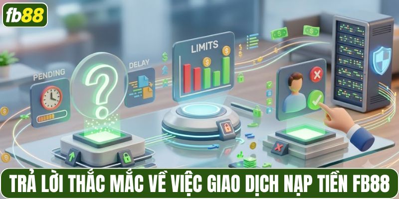 Trả lời thắc mắc về việc giao dịch nạp tiền FB88