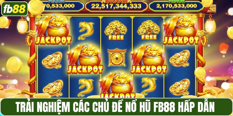 Trải nghiệm các chủ đề nổ hũ FB88 hấp dẫn 